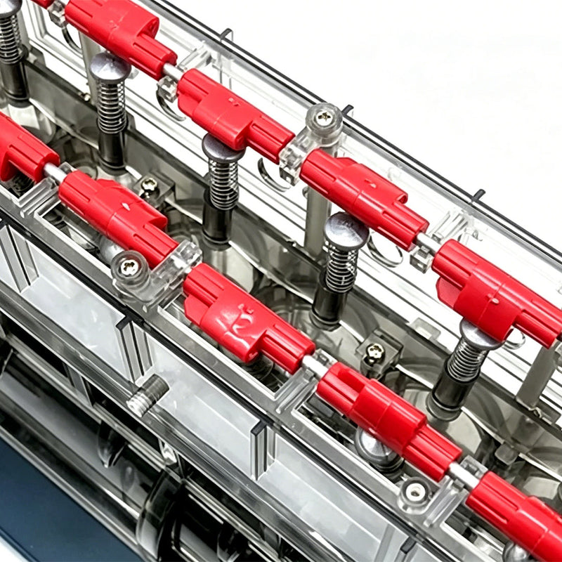 inline 6-cylinder engine model kit that works - build your own engine - transparent internal combustion engine diy assembly kit with motor drive, moving pistons and led effect
