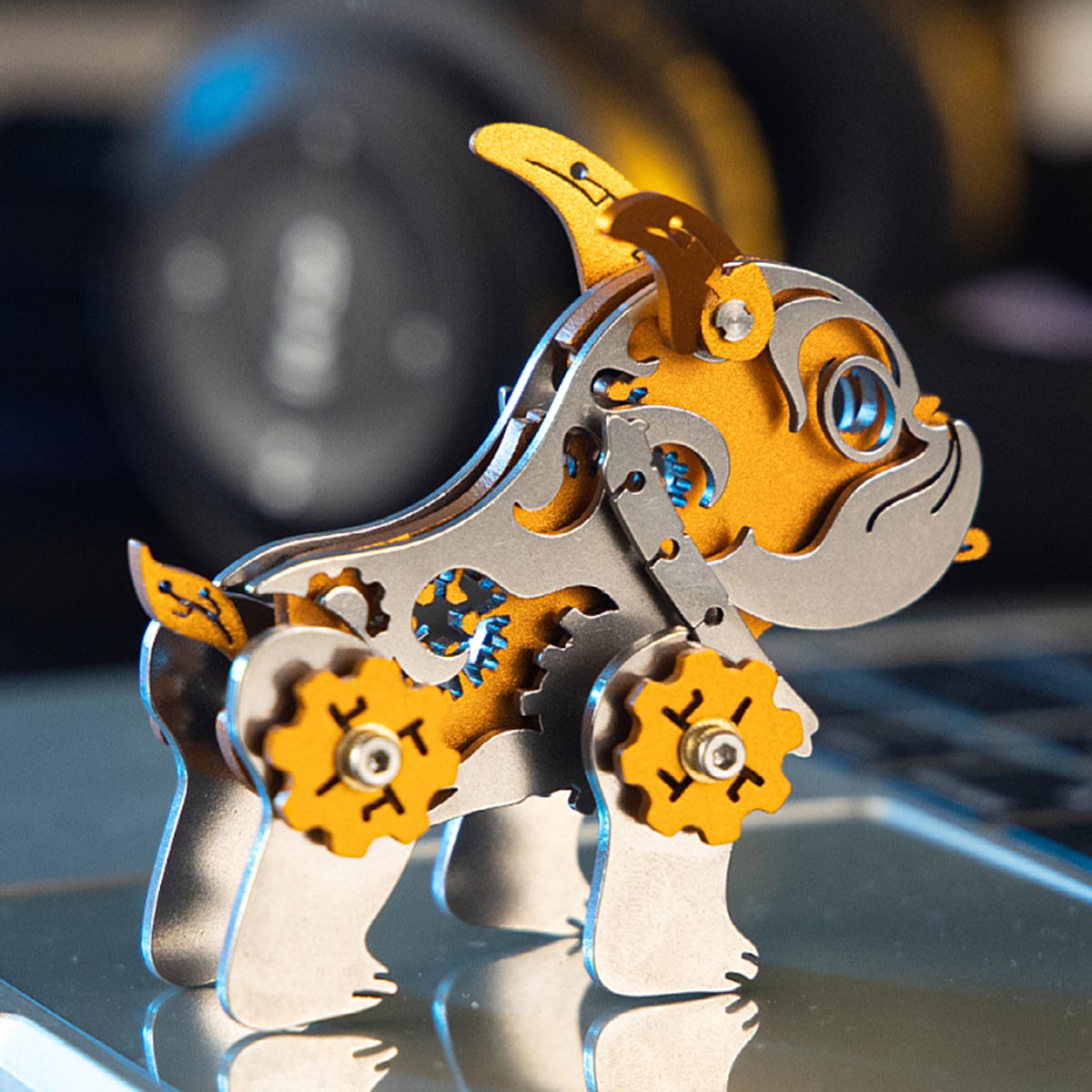 3D Metal Mechanical Bulldog Assembly Model Kit 