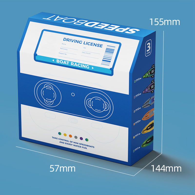 1/43 mini 2.4g dual motor rc speed boat dual speed modes model