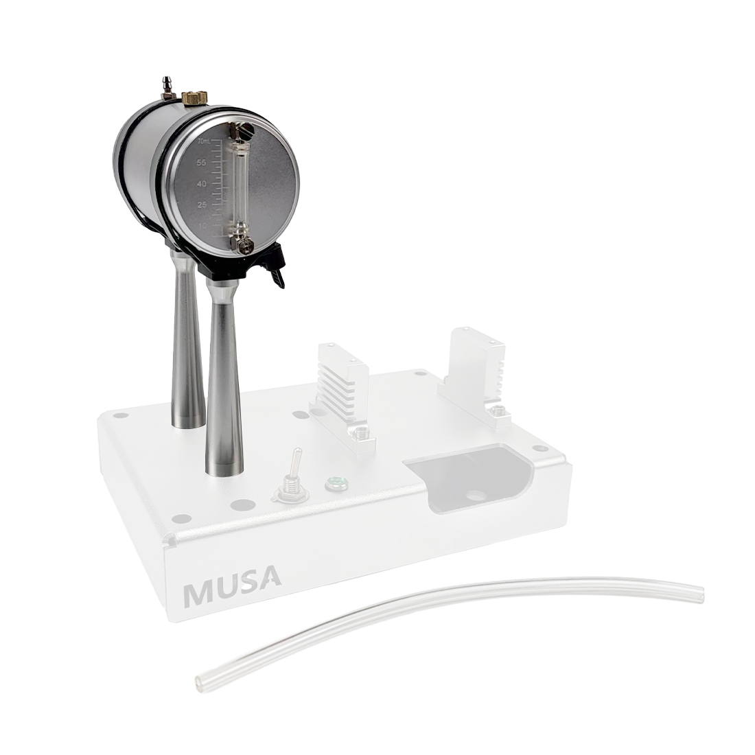 Metal Fuel Tank + Tank Stand for MUSA FV1A KW-OHV Engine Model (Silver ...
