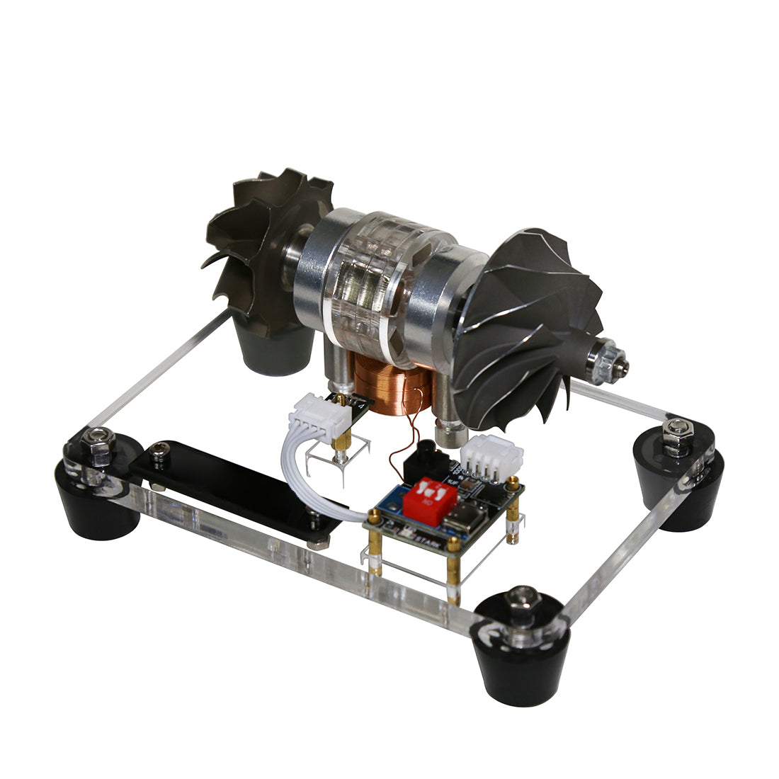 premium turbocharged brushless metal motor - high-speed aerospace engine model