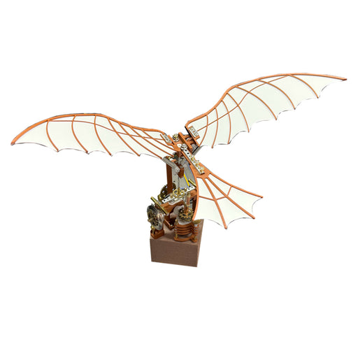 da vinci flapping wing model 3d diy gear-driven bionic model kit gift ideas