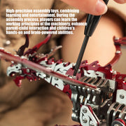 thunder pterosaur 3d metal mechanical bionic assembly model kit