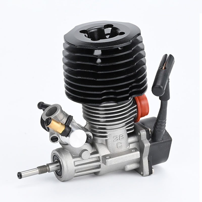 VRX SH.28 4.57cc Pull Start Engine Model for 1/8 Scale Methanol Fuel-Powered RC Car