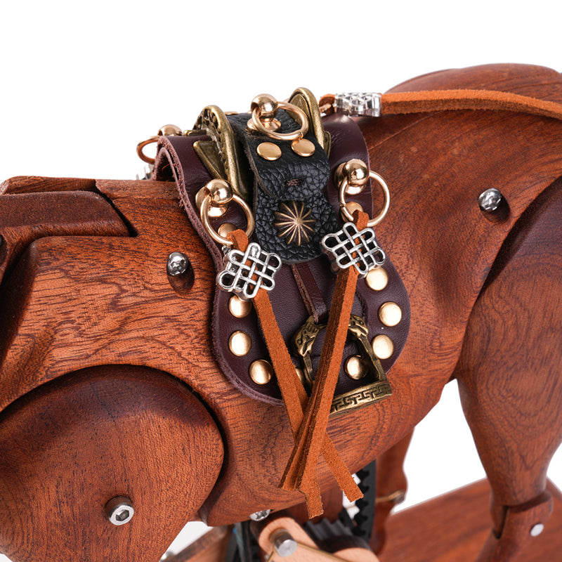 Miniature Saddle for Wooden Mechanical Horse Model - EngineDIY