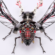 mechanical beetle model kit, steampunk diy metal insect building set (317pcs)