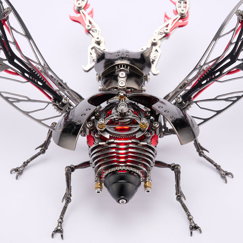 mechanical beetle model kit, steampunk diy metal insect building set (317pcs)