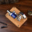 ENJOMOR Rhombic Hot Air Stirling Engine Model Toy Gift for Science and Education Machinery Enthusiasts