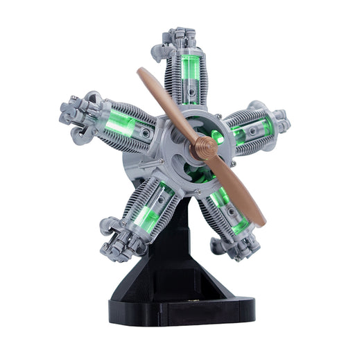 enjomor 3d printed radial 5-cylinder engine model kit that works-build your own radial engine
