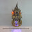 3D Metal Steampunk Craft Puzzle Mechanical Anglefish Model DIY Assembly with Luminous Bulb Creative Gift