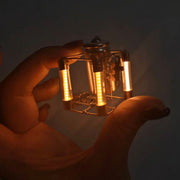 cube-style warm-glow ceramic filament led night light diy kit-enginediy
