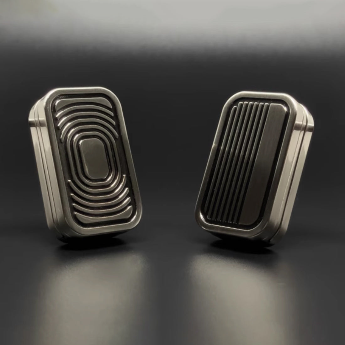 Magnetic Metal Three-layer Push Cards Trackless Magnetic Sliders Stres ...