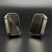 magnetic metal three-layer push cards trackless magnetic sliders stress relief toys for edc toy lovers