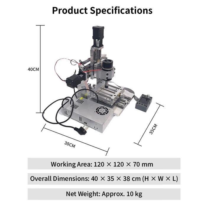 High Precision Desktop CNC Woodworking Engraving Machine - EngineDIY