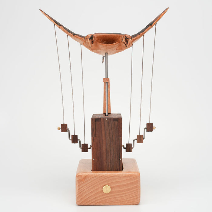 wooden manta ray bionic marine biological dynamic model