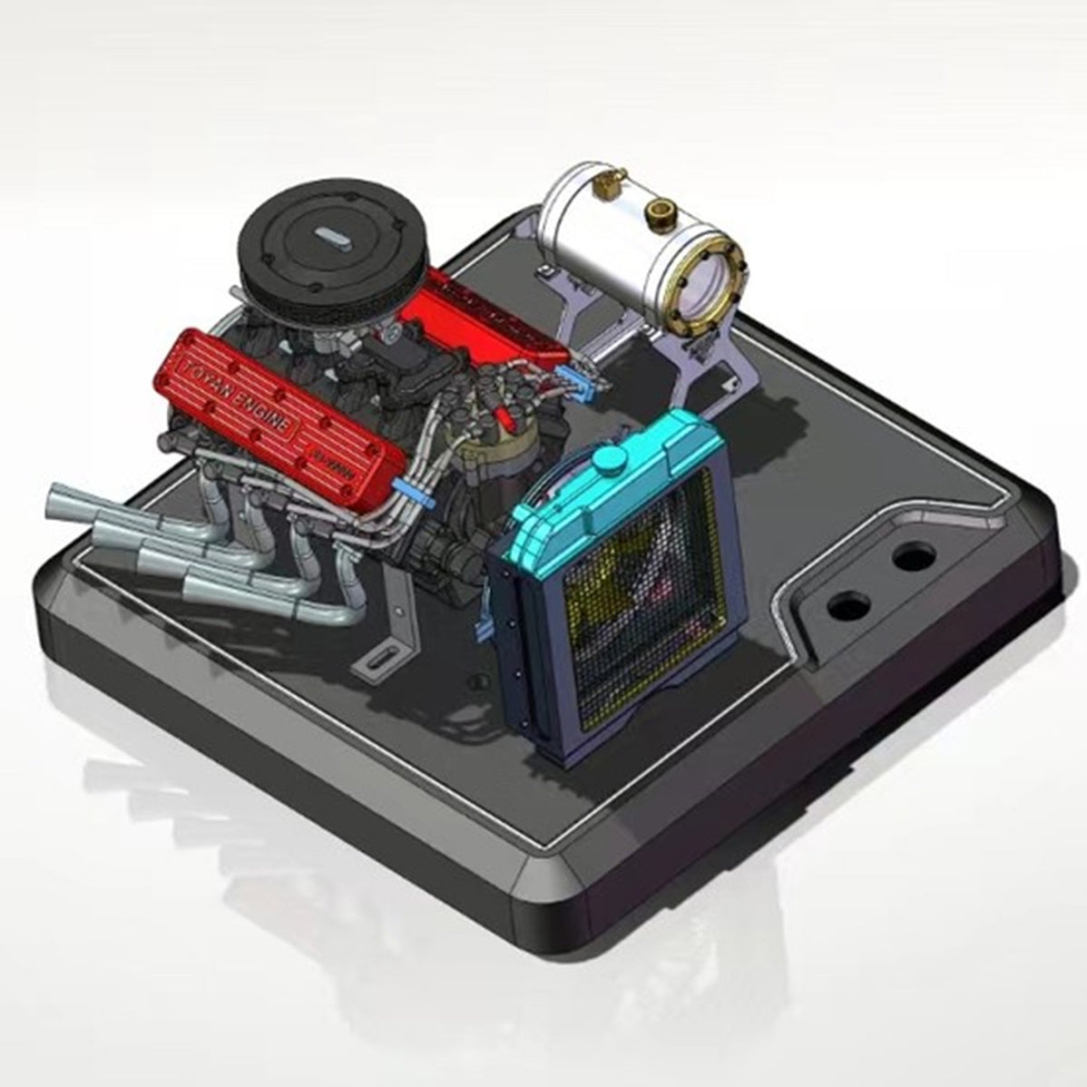 Components Engine X Tutorial Model V8 Engine Kits That Run for Builders - EngineDIY