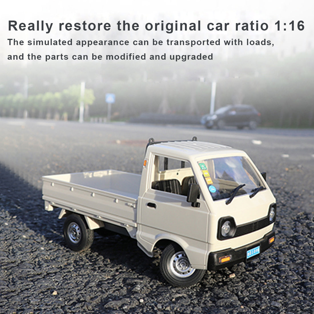 diy wpl d12mini 1/16 2.4ghz rc car mini-truck mini-van