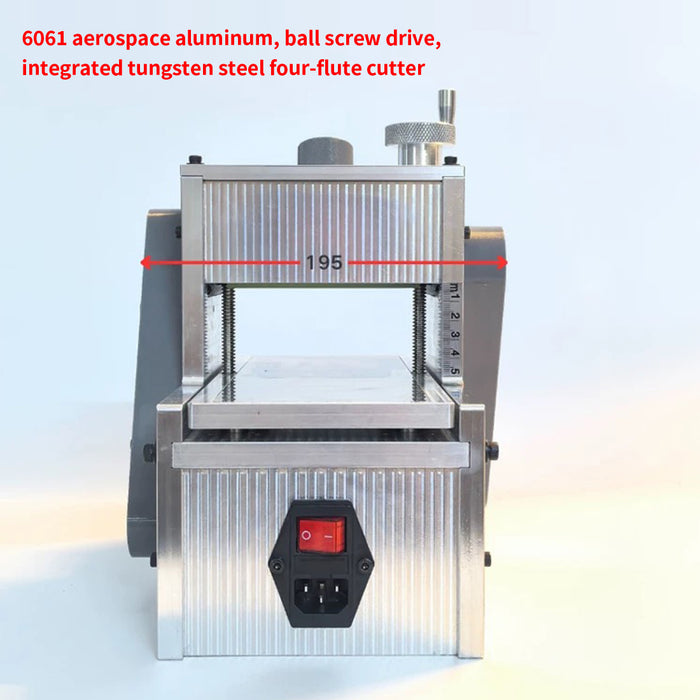 Compact Desktop Woodworking Embossing Machine with Silent Precision Wood Embossing Tool - EngineDIY