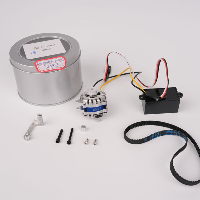65W High-Power Micro Generator Alternator Kit for CISON LS-52 V8 Engine