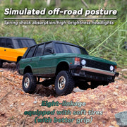 1/18 scale 2.4g 3ch 4wd off-road rc car model with flip-up headlights