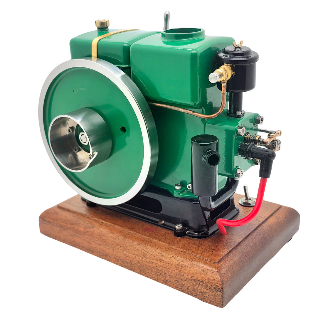 retrol & okmo 916 hit and miss engine model four-stroke stationary vintage farm internal combustion gasoline engine rtr