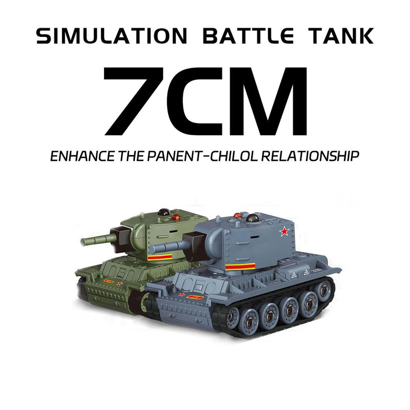 1/64 scale 2.4g mini rc battle tank model with infrared combat mode, rotating turret and track drive