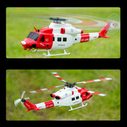 goosky e2 uh-1y 2.4g 6ch dual brushless direct drive rc rescue simulation helicopter model with lidar positioning