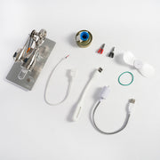 single cylinder stirling engine model with usb light & fan