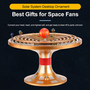 TECHING Metal DIY Mechanical Solar System Model Kit Dynamic Orbital Desk Ornament - 600+PCS - EngineDIY