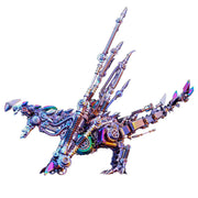 3D Metal Intelligential Dragon Model DIY Assembly Model-1390+PCS - EngineDIY