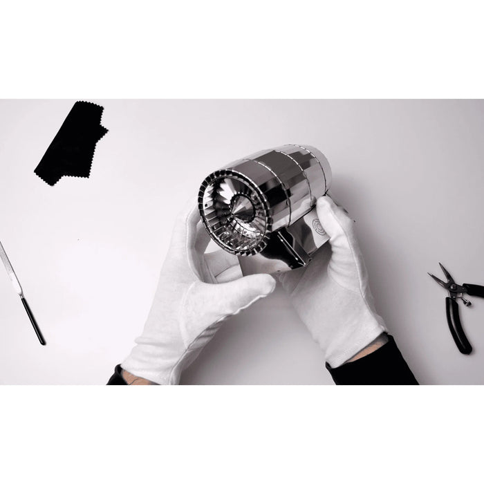 air force jet turbine 3D metal aircraft turbine model kit, collectible desktop display for aviation lovers-58pcs