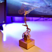 Mechanical Butterfly Dynamic 3D DIY Mechanical Metal Butterfly Model Kit for Kids, Teens, and Adults - EngineDIY