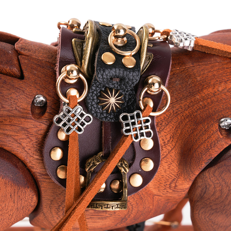 Miniature Saddle for Wooden Mechanical Horse Model - EngineDIY