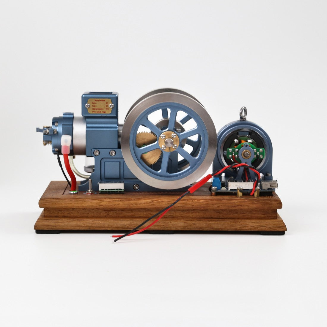 enjomor vintage working internal combustion engine model 4-stroke horizontal design