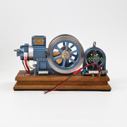 enjomor vintage working internal combustion engine model 4-stroke horizontal design
