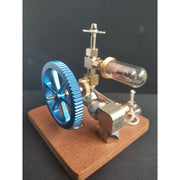 ENGINEDIY Stirling Engine Model with Vertical Flywheel Speed Adjustable | Science Experiment Engine - enginediy