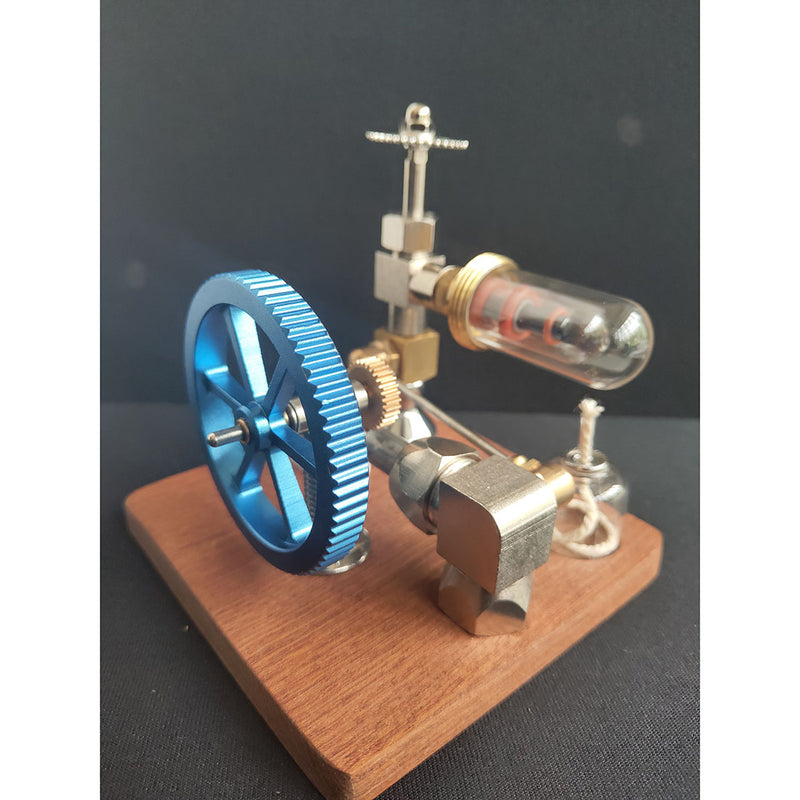ENGINEDIY Stirling Engine Model with Vertical Flywheel Speed Adjustable | Science Experiment Engine - enginediy