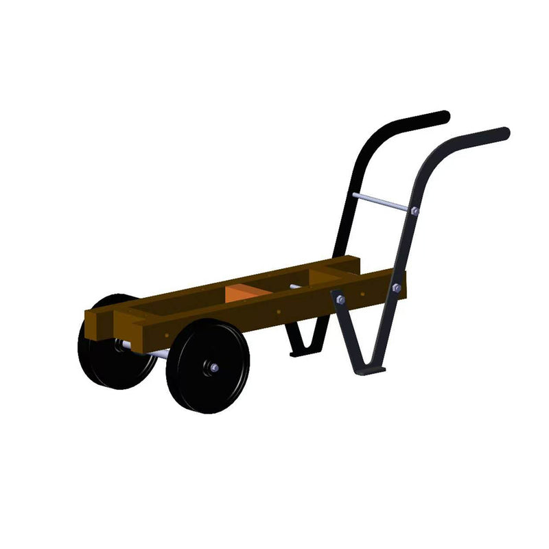 Custom Handcart Frame for RETROL & OKMO D Type Stationary Gasoline Engine Model Centennial Anniversary Edition - EngineDIY