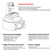 ultra mini desktop cnc machine model with g-code control