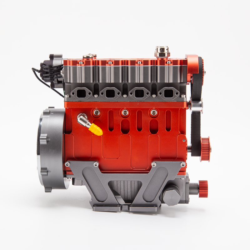 ENJOMOR GS-L4 36cc DOHC L4 Gasoline Engine with Starter Kit and Base - One Key Start - EngineDIY