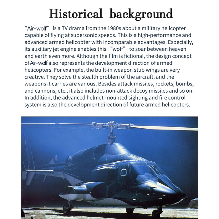 FLISHRC Airwolf Pro FL500 500-Class 6CH Scale RC Helicopter with L7 Flight Controller & 4-Mode GPS, 2.4GHz RTF