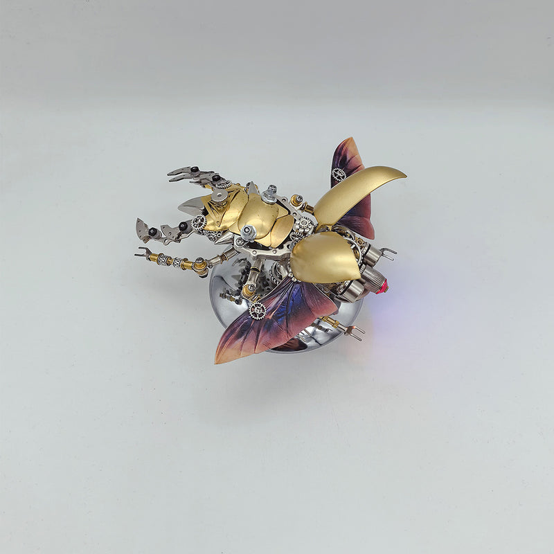 3D DIY Steampunk Giraffe Stag Beetle Insects Metal Assembly Model Kits Creative Ornament - EngineDIY