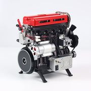 teching l4 engine model kit that works - build your own engine - full metal 4 cylinder car engine kit car engine model upgraded version