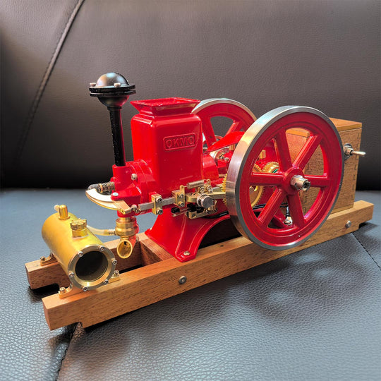 RETROL & OKMO B02 Miniature Horizontal 4-Stroke Hit and Miss Gasoline Engine Model - EngineDIY