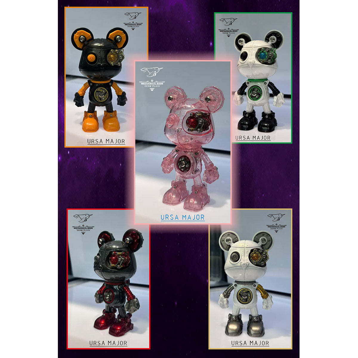 cyborg violence bear 3d metal puzzle model building kit high end desktop toy