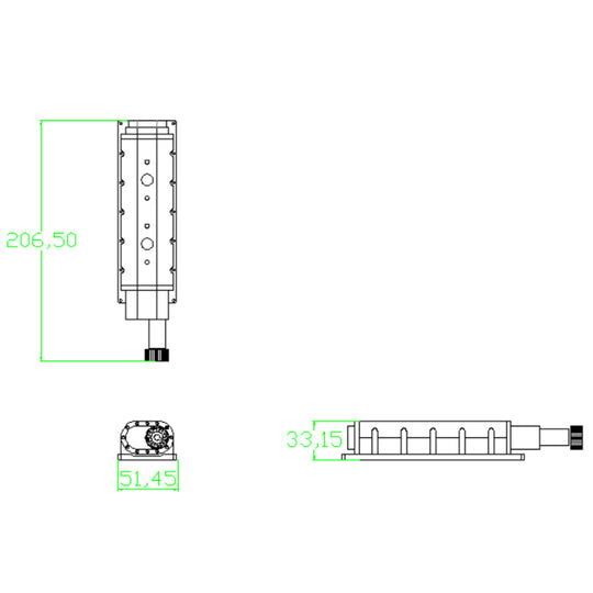 enjomor metal srew-type supercharger for enjomor gs-v12 engine model
