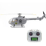 FLYWING BO105 470 Size 2.4G 6CH Military RC Helicopter With H1 Flight Controller,GPS and Adjustable Left/Right-Handed Controls - EngineDIY