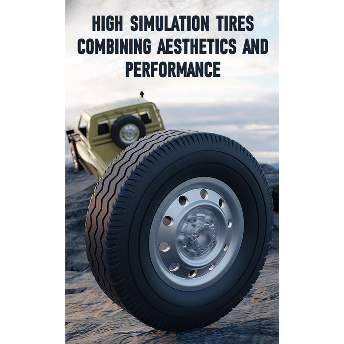 1/14 scale 2.4g full-proportional rc pickup truck with independent suspension and adjustable gear settings