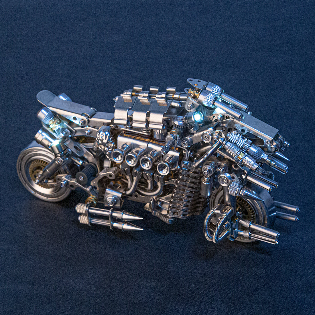 desperate pursuit motorcycle 3d diy metal assembly model creative ornament