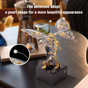 Mechanical 3D DIY Dynamic Butterfly Metal Model Building Kits with Music Box - EngineDIY